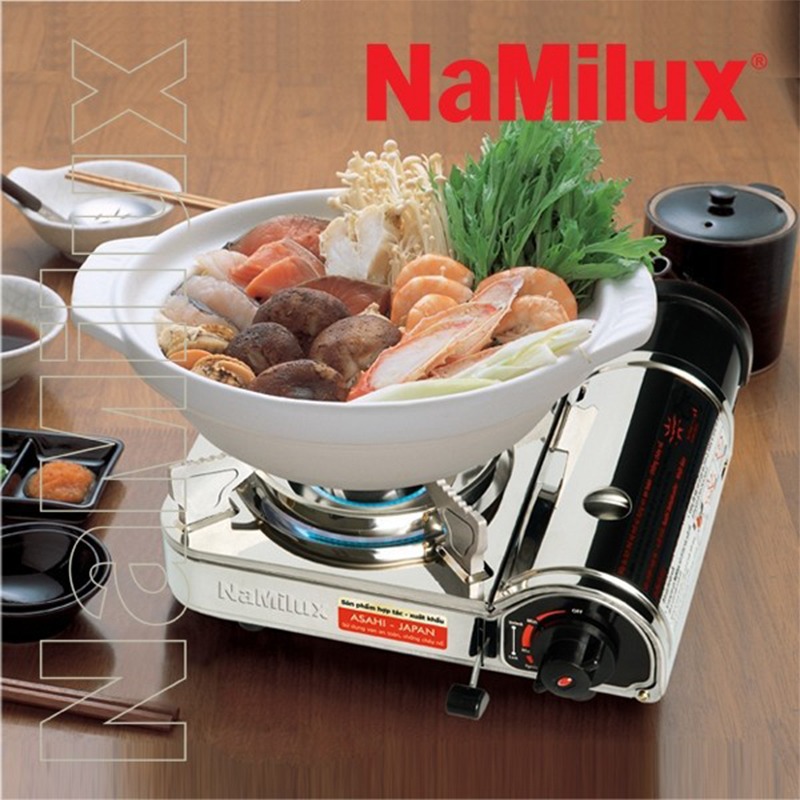 Bếp gas du lịch mini Namilux NA-1711AS toàn bộ bếp làm bằng inox cao cấp