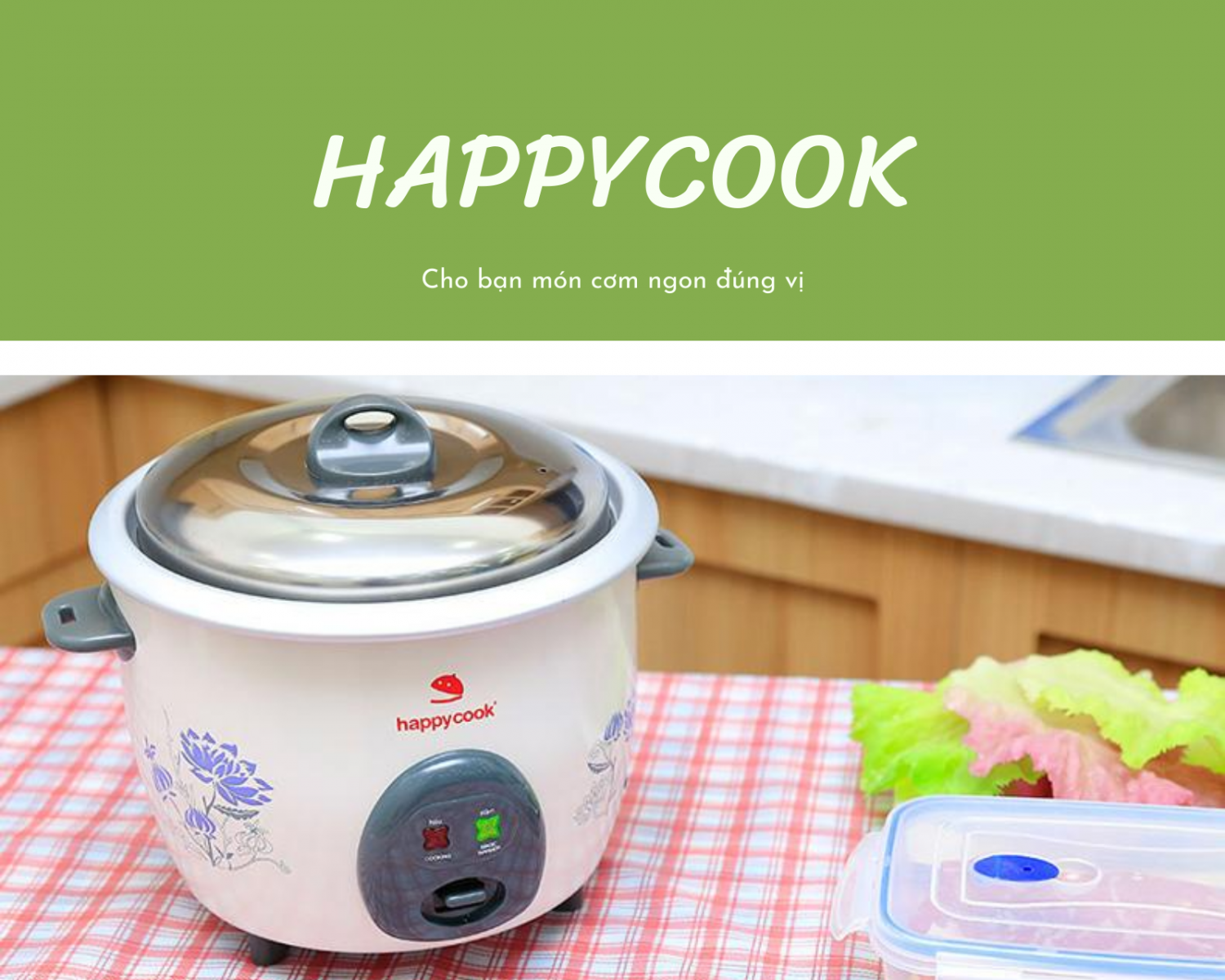 nồi cơm điện Happycook